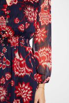 Robe midi imprimé floral multico femme