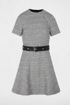 Flared short dress multicolor women