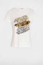 T-shirt with message white women