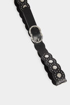 Belt with studs black women