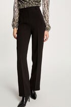 Fitted trousers with darts black women