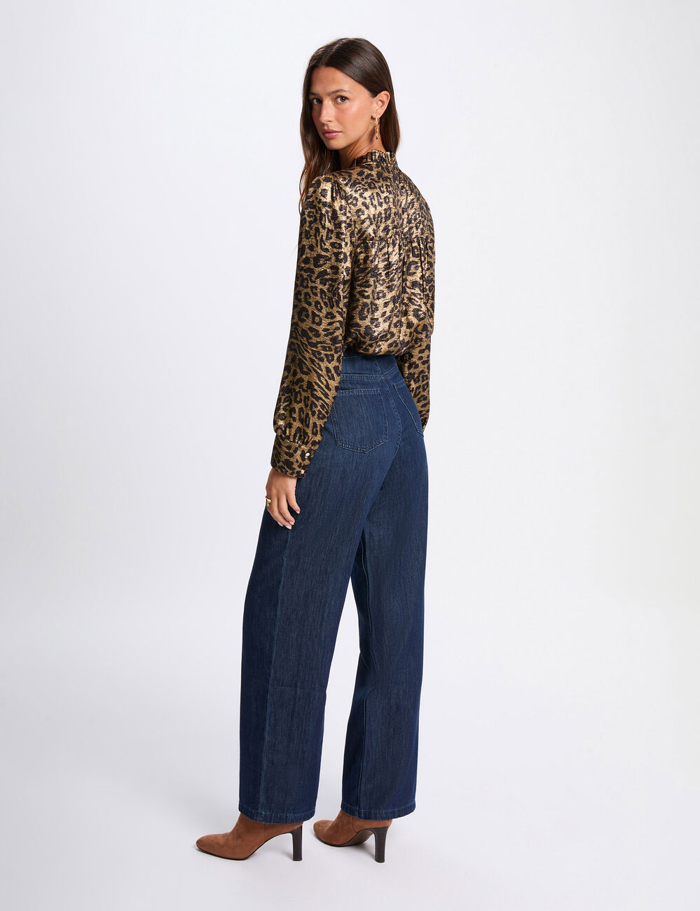 Flowy printed shirt multicolor women