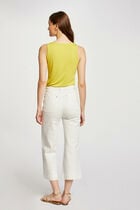 Vest top with thin straps medium yellow women