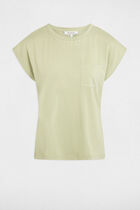 Short-sleeved t-shirt light green women