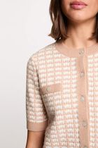 2-in-1 short dress taupe women