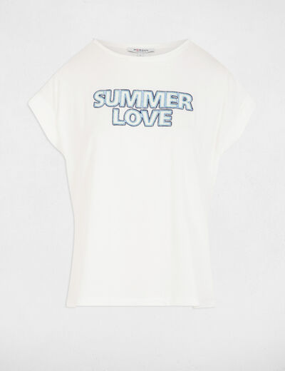 T-shirt with message white women