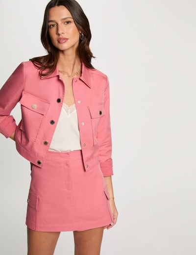 Mini skort antique pink women