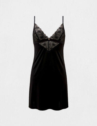 Lace nightie black women