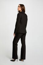 Pantalon ajusté noir femme