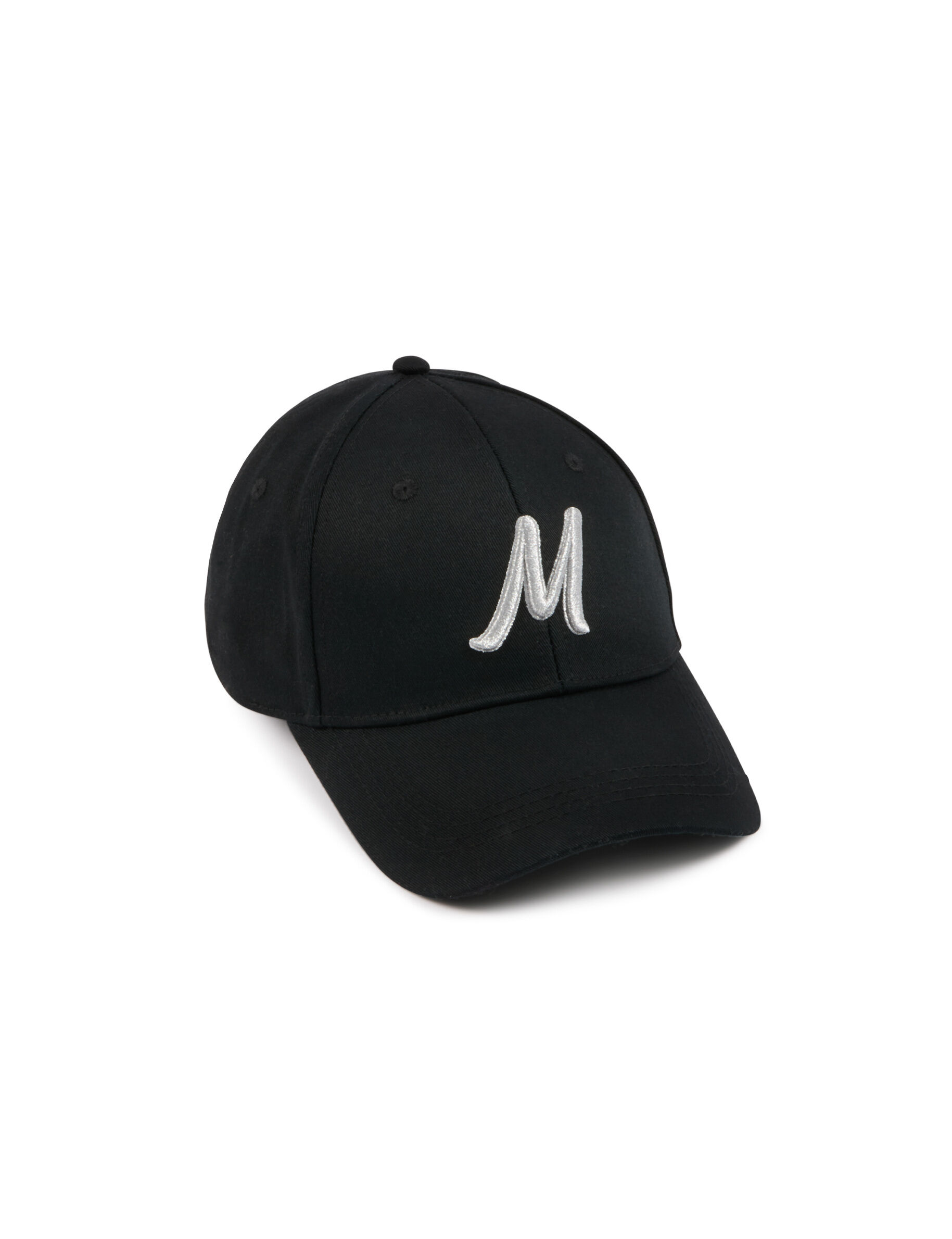 Embroidered M cap black women | Morgan