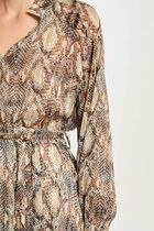 Printed mini A-line dress multicolored women