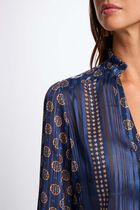Flowy printed shirt multicolor women
