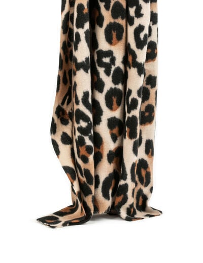 Leopard print scarf sand women