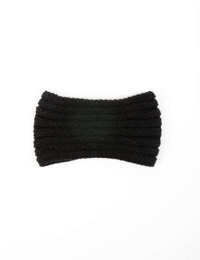 Beaded headband black ladies'
