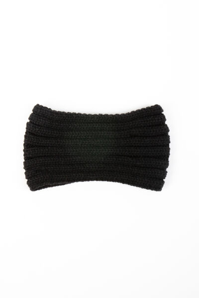 Beaded headband black ladies'