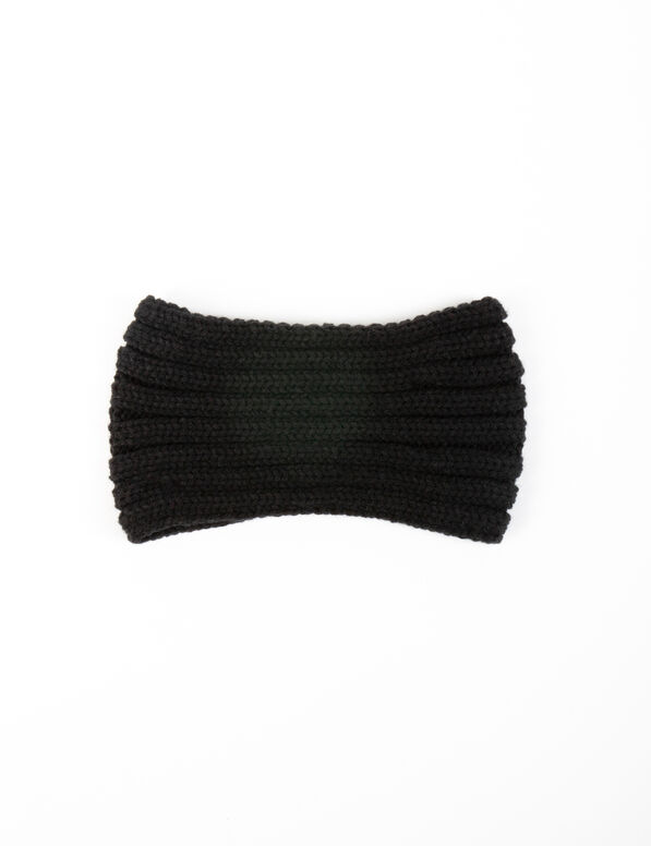 Bandeau avec détail en perles noir femme