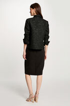 Pencil skirt lace waistline black women