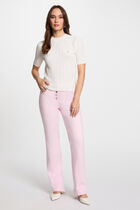 Short-sleeved jumper white women