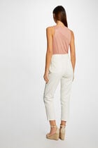 Vest top thin straps with chains medium pink women