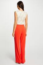 Ribbed sleeveless top multicolor women