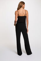 Lace top with v-neck black women