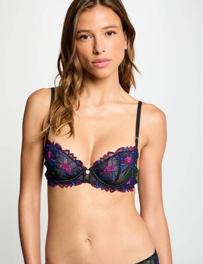 Underwired bra black women
