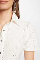 Short-sleeved t-shirt ivory women