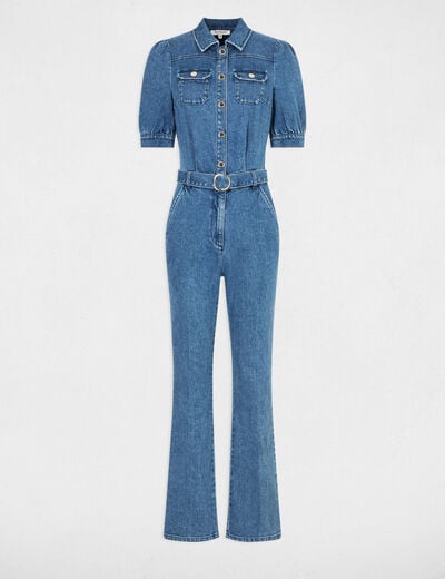 Denim jumpsuit stone denim women