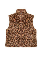 Faux fur jacket multicolor women