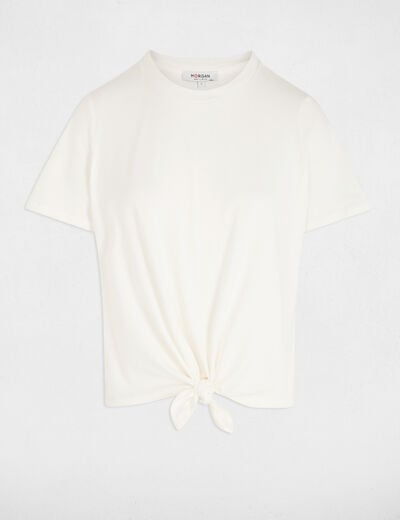 Short-sleeved t-shirt white women