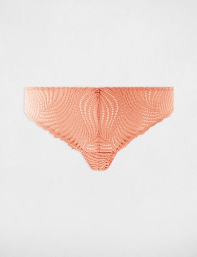 Lace briefs light brown women