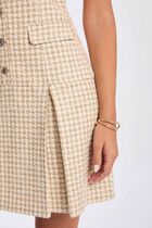 Flared tweed dress multicolor women