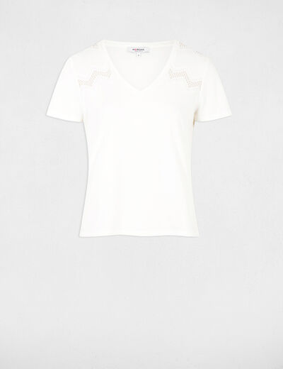 Short-sleeved t-shirt white women