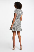 Printed A-line mini dress multicolor women