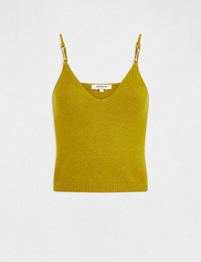 Jumper vest top with ornaments aniseed ladies'