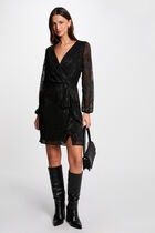 Fitted mini dress black women