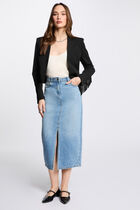 Blazer with fringes black women