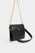 Crossbody bag with studs black women