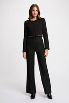 Sleeveless straight jacket black women