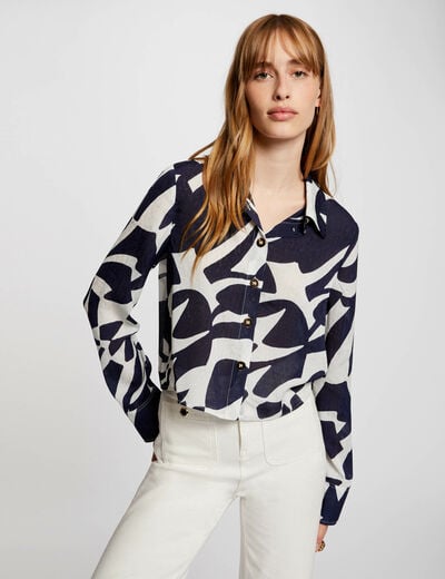 Long-sleeved shirt multicolored women