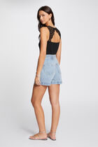 Vest top in lace black women