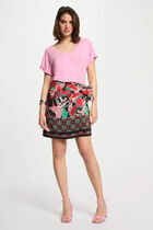 Printed tied skirt multicolor women