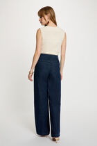 Fitted V-neck sweater ivory women