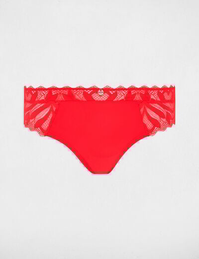 Lace shorties red women