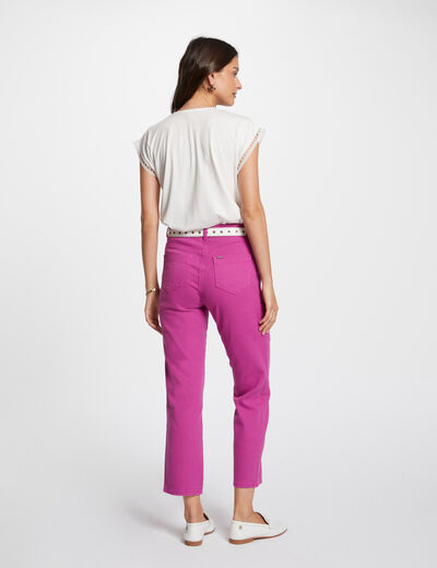 Short-sleeved t-shirt ecru women