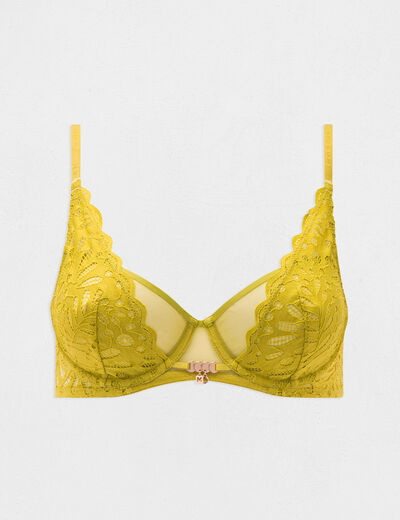 Underwired bra green women