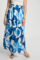 Printed maxi skirt multicolor women