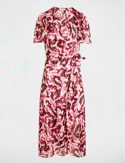 Midi wrap dress multicolor women