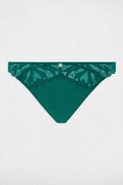 Lace Brazilian briefs green women