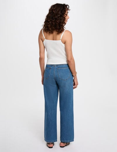 Vest top thin straps white women